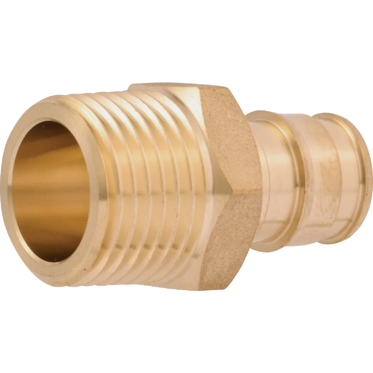 Superior SharkBite 1 2 In. Barb x 1 2 In. MNPT Brass PEX-A Adapter Trendy