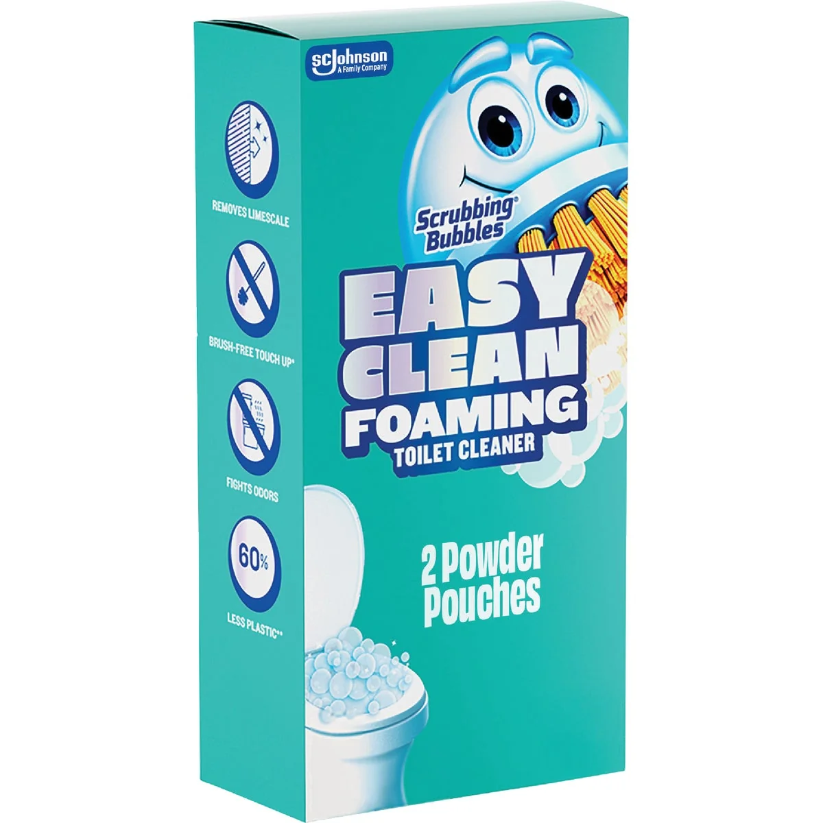 Certified Scrubbing Bubbles Easy Clean Foaming Toilet Cleaner 2-Count Sophisticated