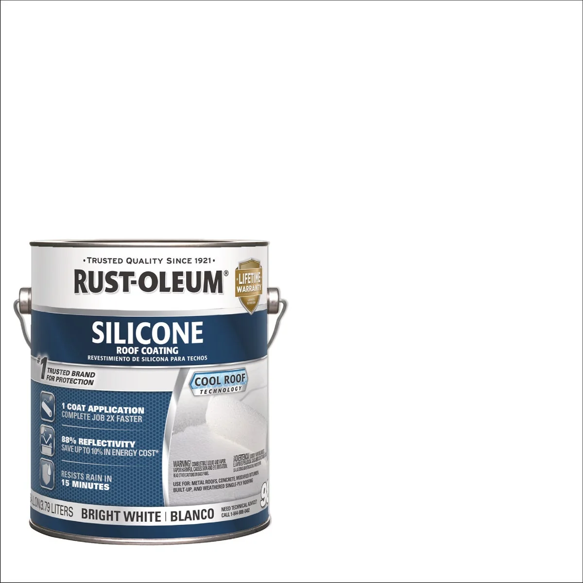 Elite Rust-Oleum 985 Silicone 1 Gal. Roof Coating White Expertly Made