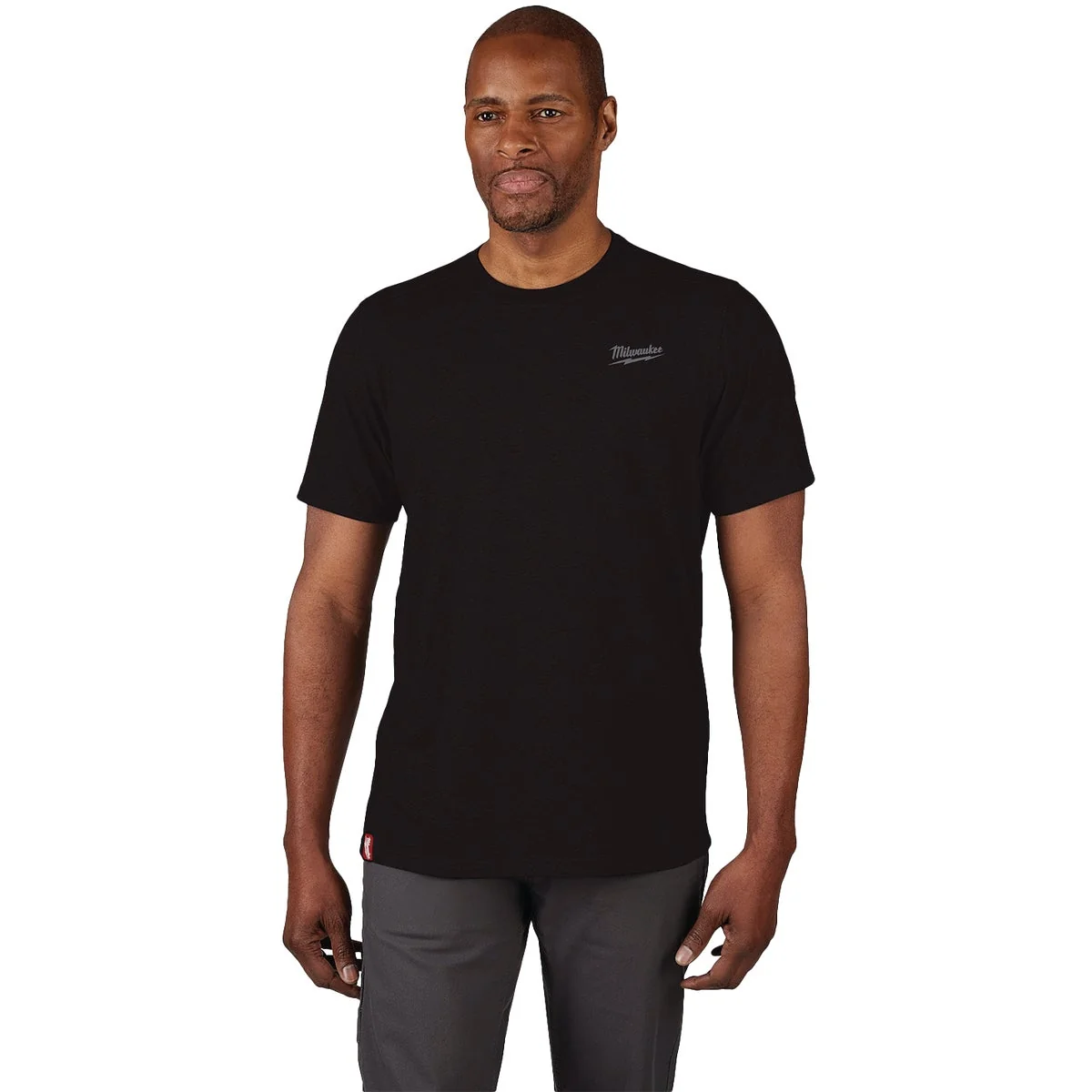 Crafted Milwaukee FLEX Men’s Medium Black Hybrid Short Sleeve Work Shirt Stylish