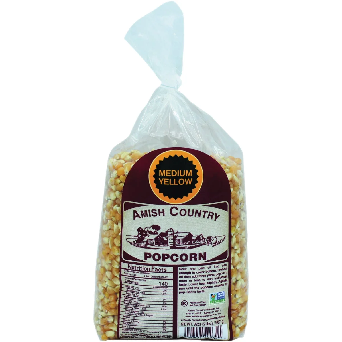 Superior Amish Country Popcorn 2 Lb. Med. Yellow Popcorn Smart