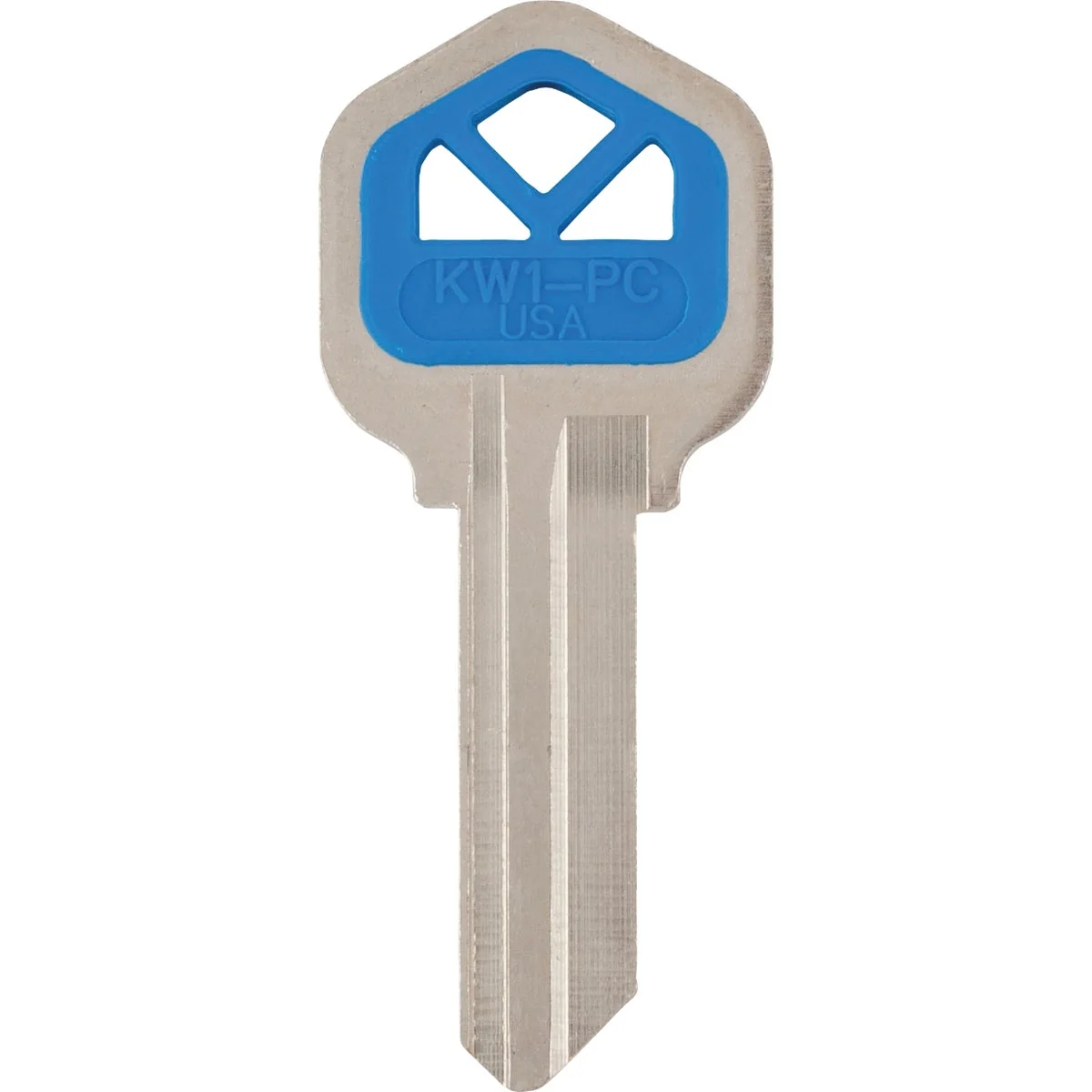 Durable ILCO Kwikset Design Decorative House Key KW1-Blue 5-Pack Authentic