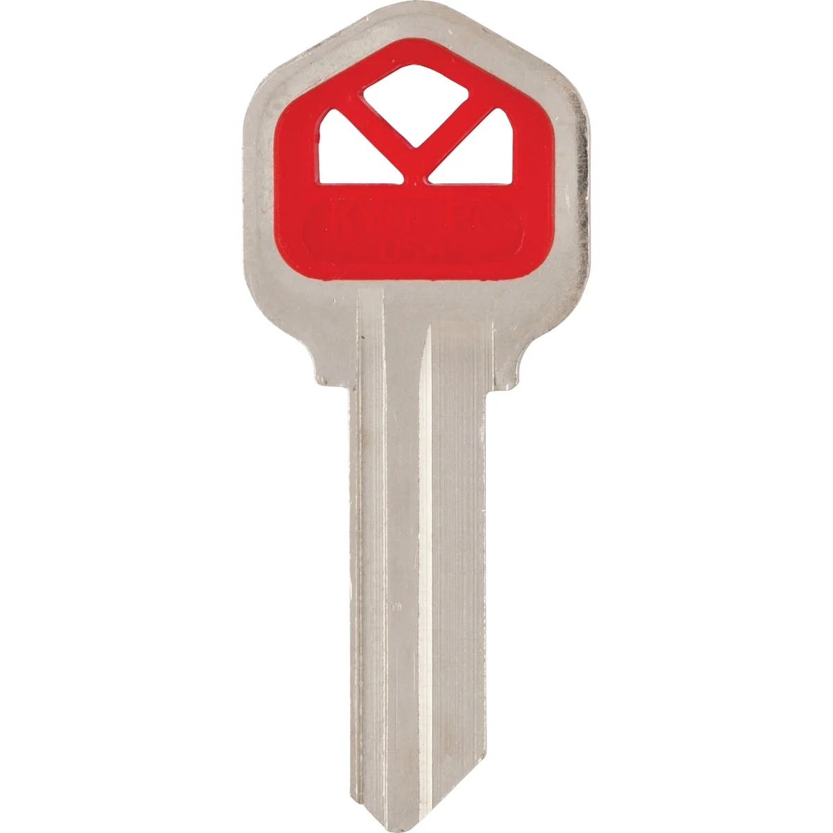 Sophisticated ILCO Kwikset Design Decorative House Key KW1-Red 5-Pack Smart