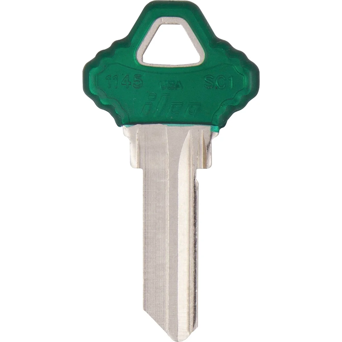 Elegant ILCO Schlage Design Decorative House Key SC1-Teal 5-Pack Recyclable