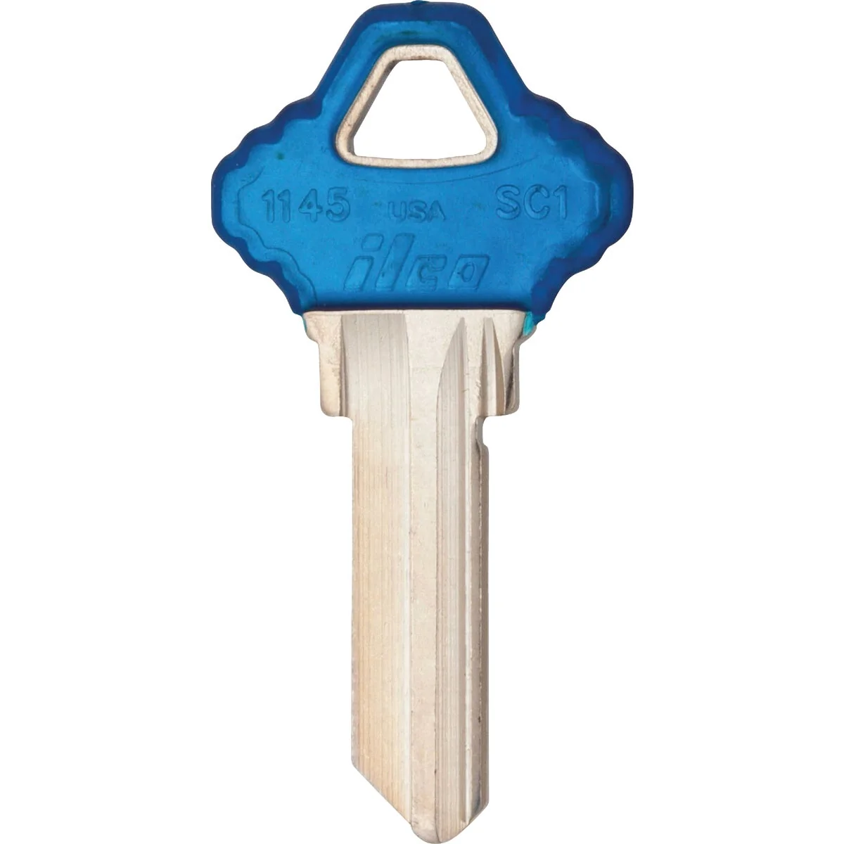 Exclusive ILCO Schlage Design Decorative House Key SC1-Aqua 5-Pack Professional
