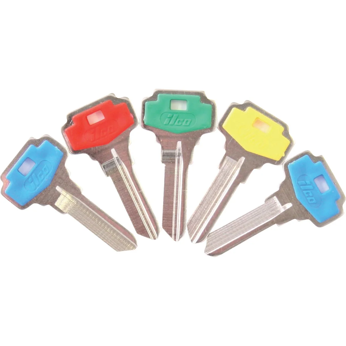 Fast ILCO Dexter Assorted Design Decorative House Key DE6 5-Pack Contemporary