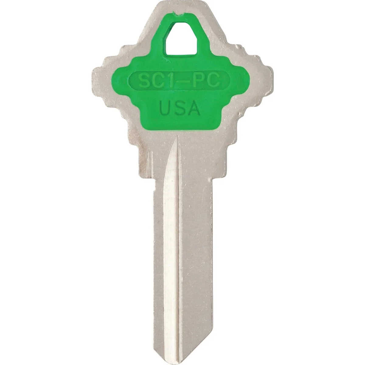 Secure ILCO Schlage Design Decorative House Key SC1-Green 5-Pack Optimized