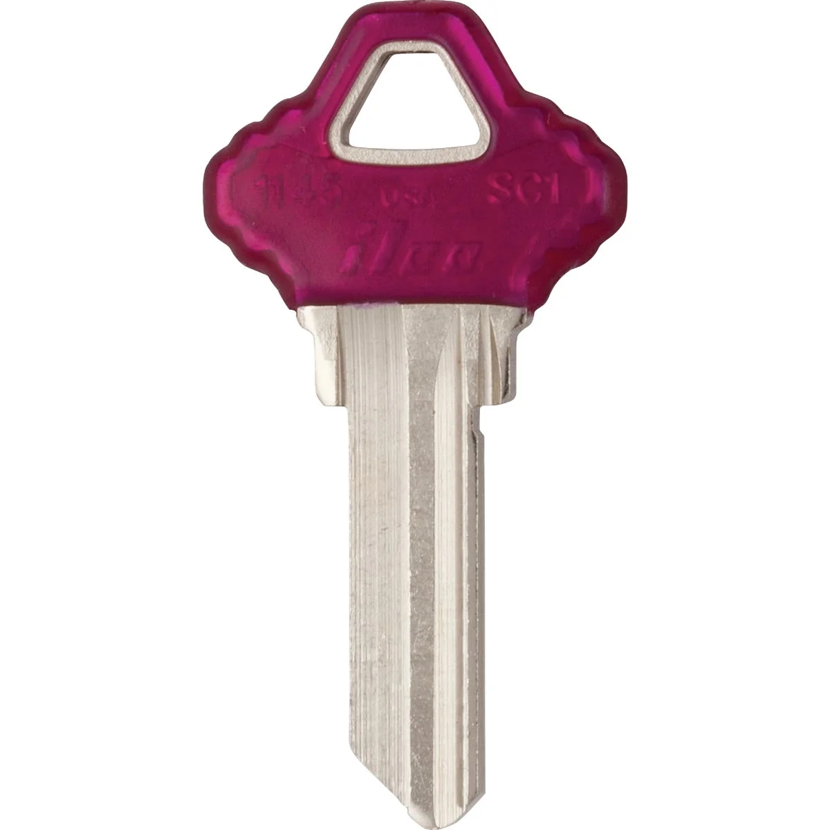 Smart ILCO Schlage Design Decorative House Key SC1-Violet 5-Pack Minimalist