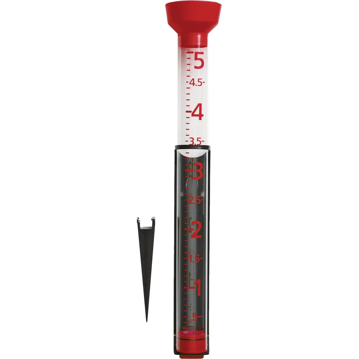 High-Quality Taylor Jumbo Jr. Red Rain Gauge Green