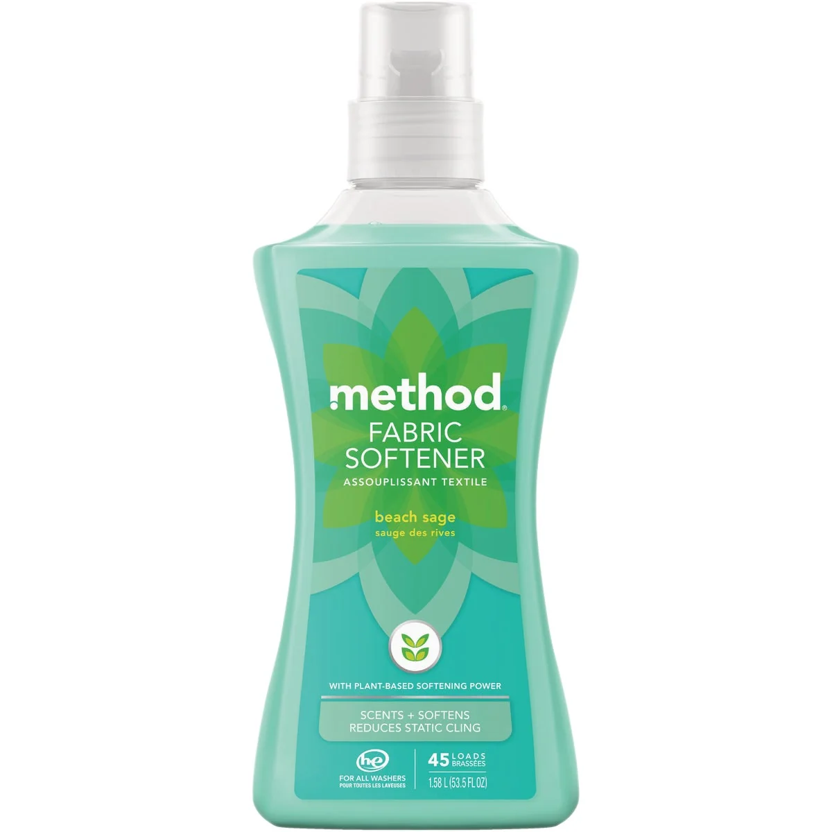 Efficient Method 53.5 Oz. Beach Sage Liquid Fabric Softener Crafted