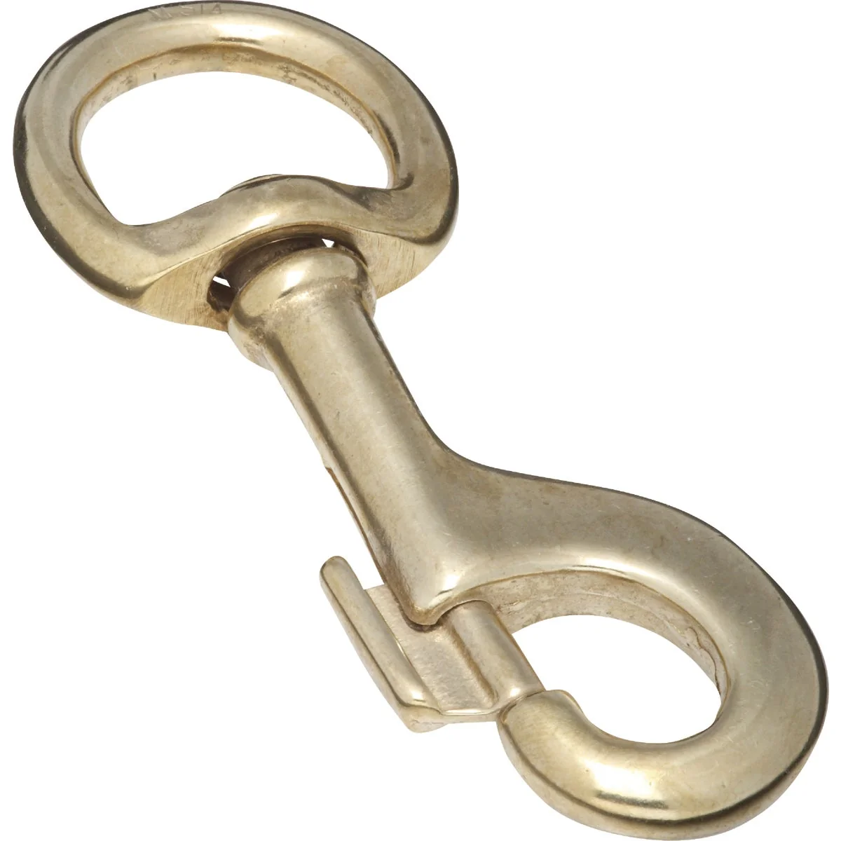 Secure National 3172 1-1 4 In. x 5 In. Bronze Bolt Swivel Round Eye Snap Original Design