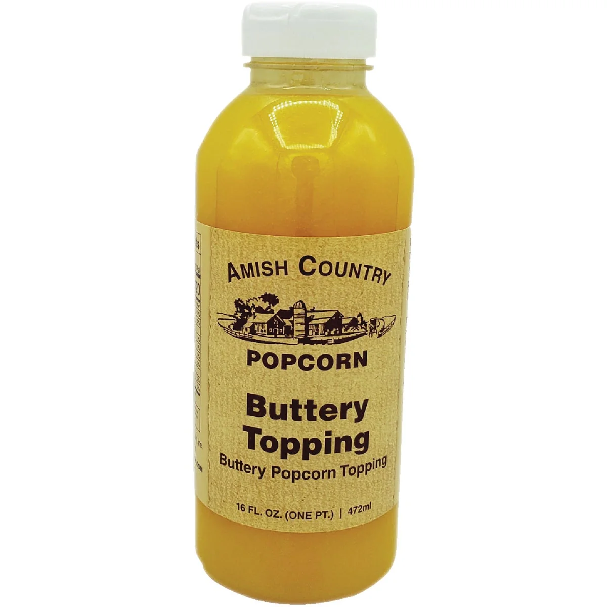 World-Class Amish Country Popcorn 16 Oz. Buttery Topping Contemporary