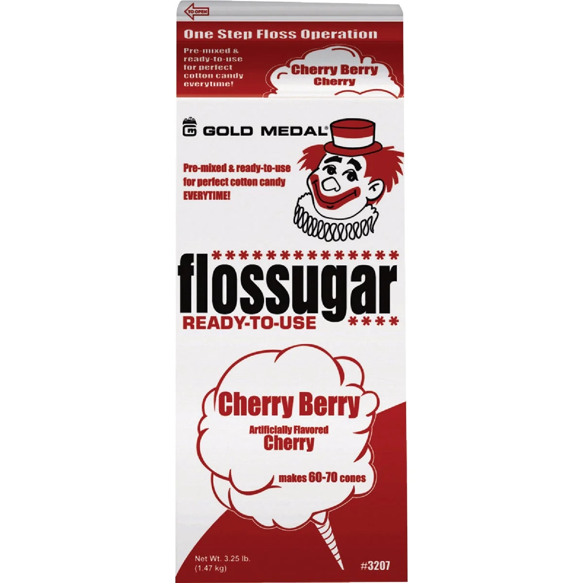 Fast Gold Medal 1 2 Gal. Cherry Berry Cotton Candy Sugar Classic