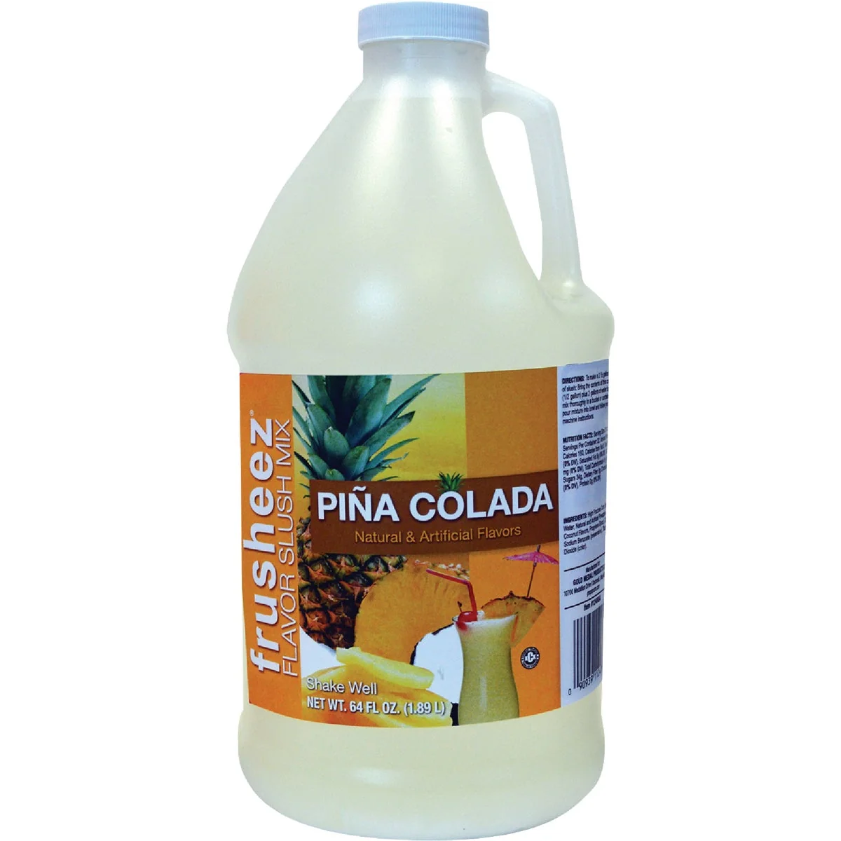 Classic Gold Medal Frusheez Pina Colada Flavor 1 2 Gal. Slush Mix Smooth