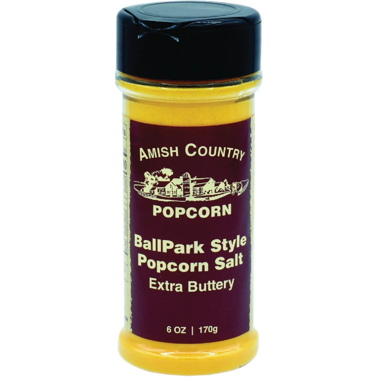 Recyclable Amish Country Popcorn 6 Oz. Ballpark Buttersalt Traditional