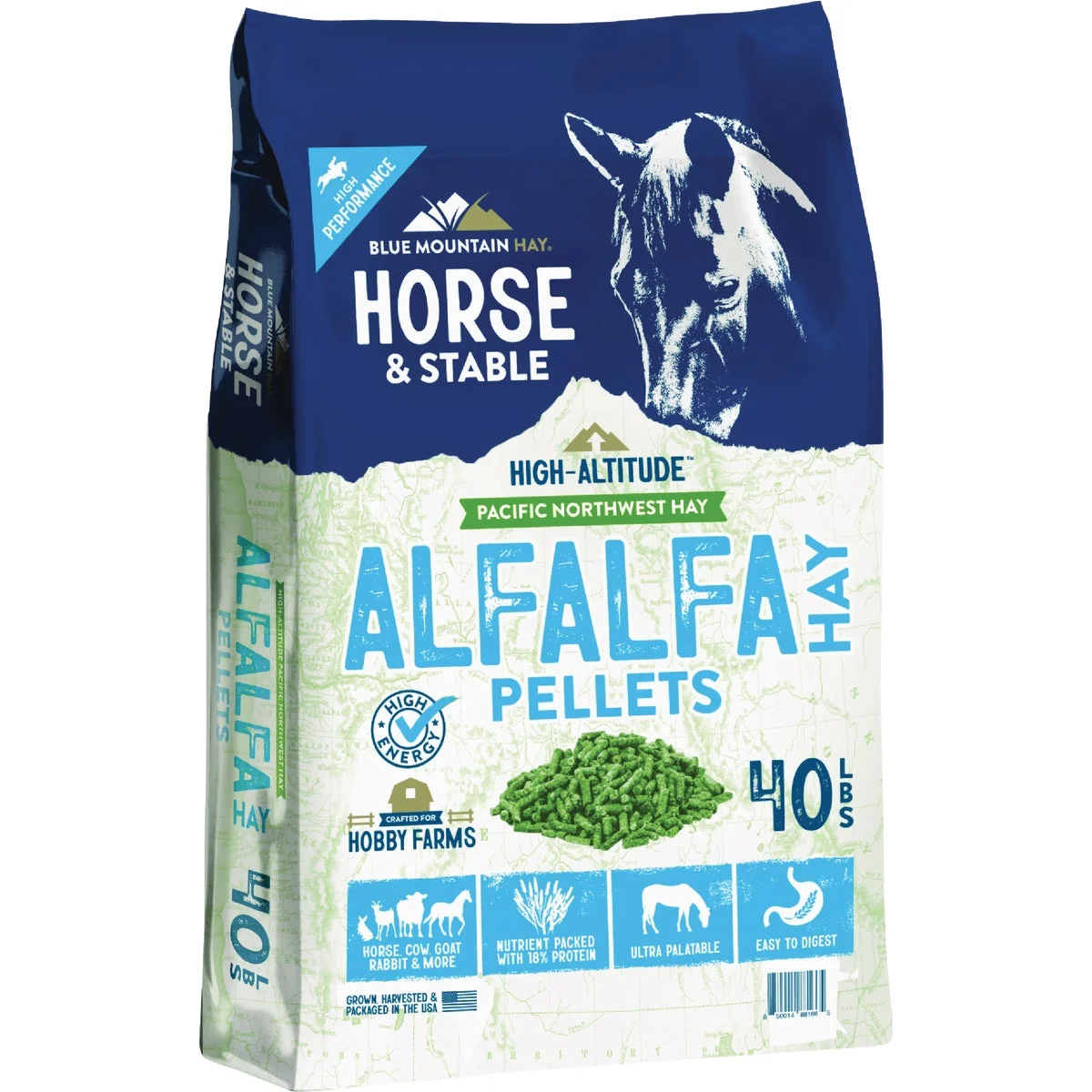 Secure Blue Mountain Hay High Altitude 40 Lb. Alfalfa Hay Pellets Sophisticated