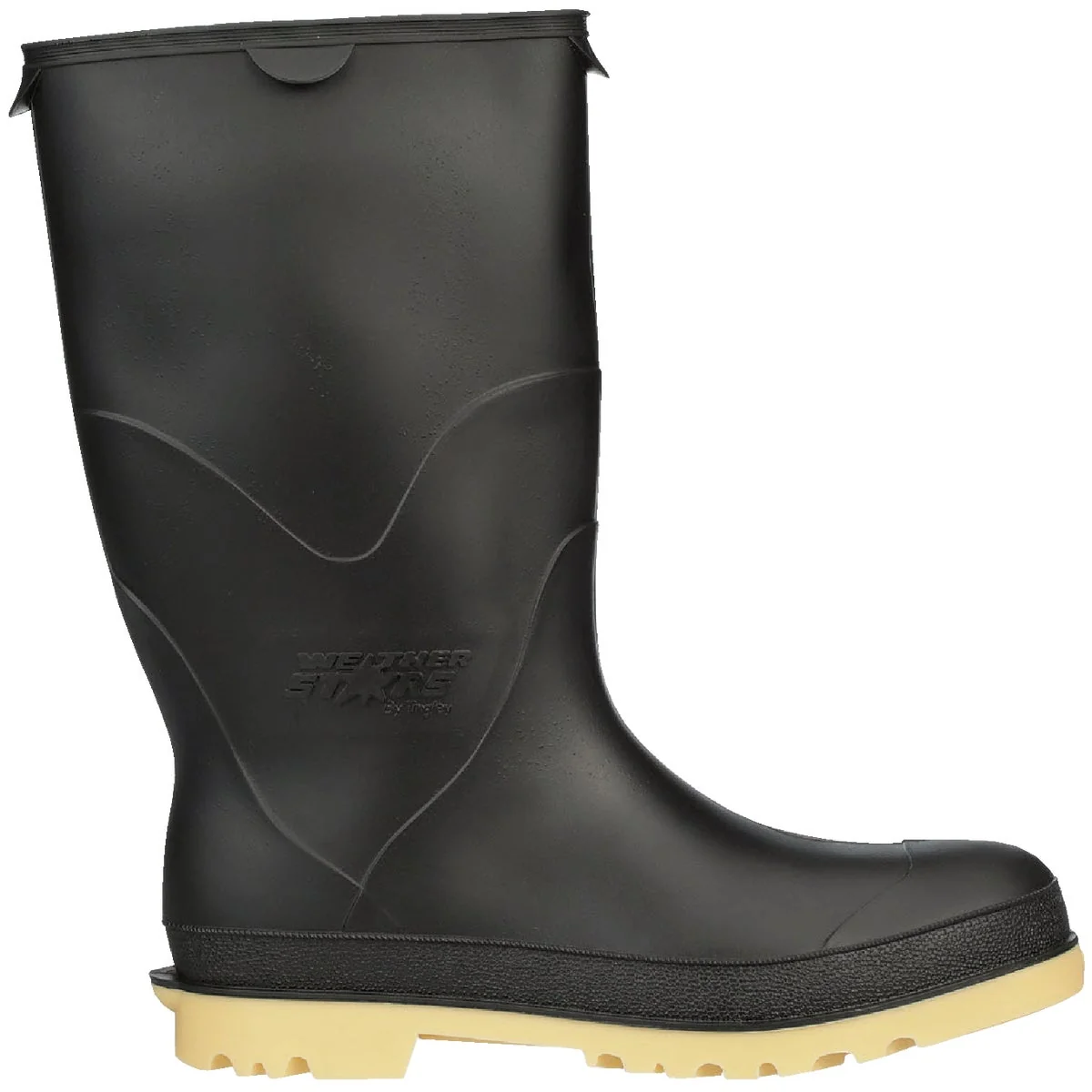 Trendy Tingley StormTracks Kids Size 2 Black Rain Boots Elite