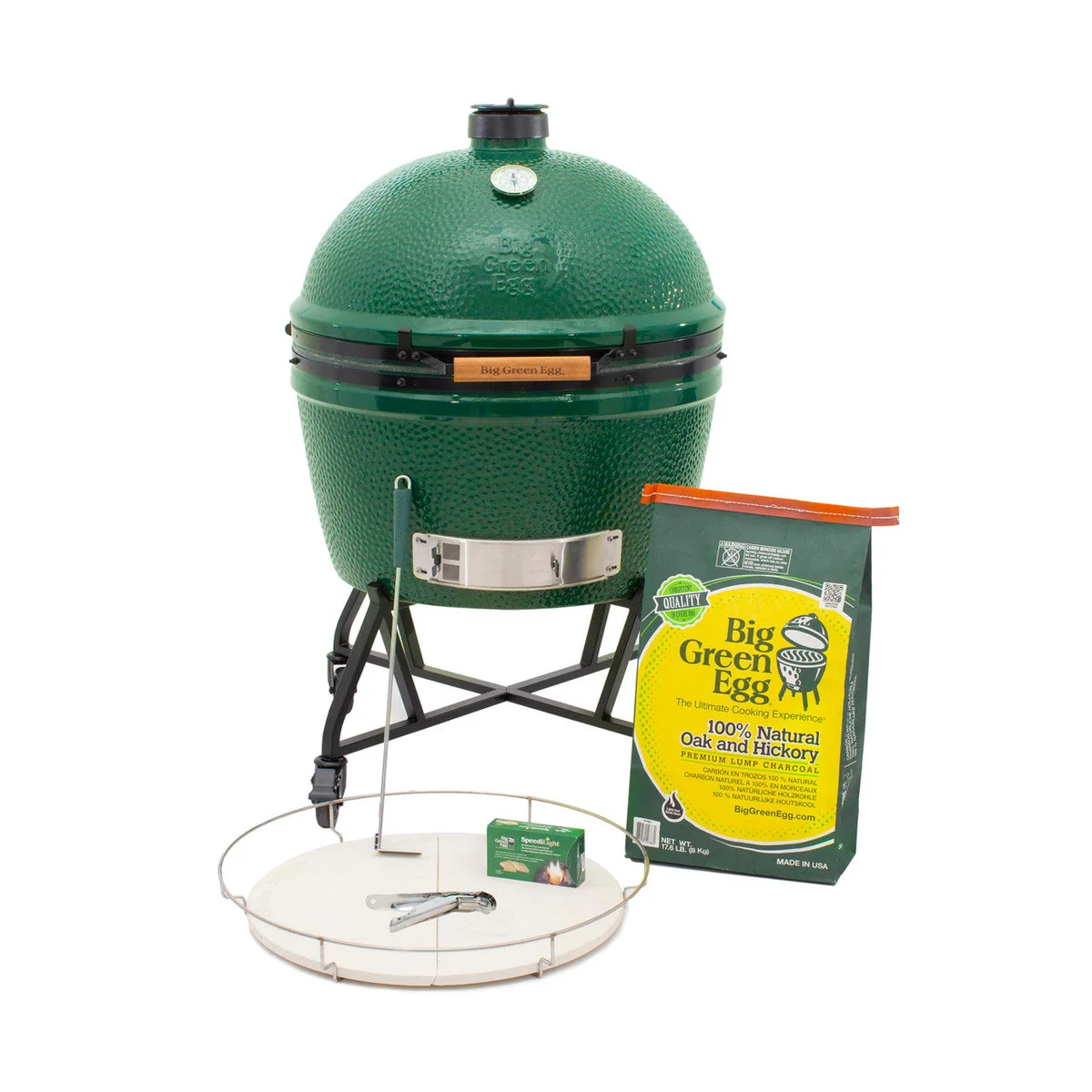 Superior 2XL Big Green Egg in an intEGGrated Nest Handler Package Long-Lasting