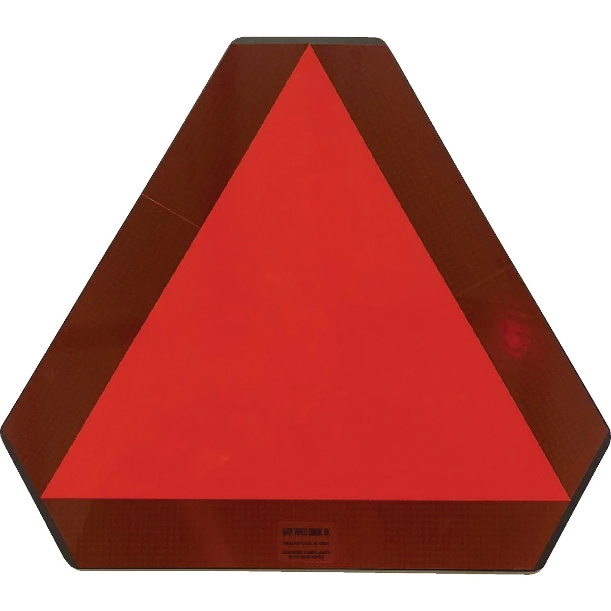 Traditional Safety Vehicle Emblem S276.8 Plastic Slow Moving Vehicle Emblem Dependable