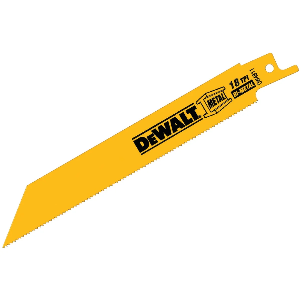 Responsible DEWALT 6 In. 18 TPI Bi-Metal Metal Reciprocating Saw Blade 2-Pack Original