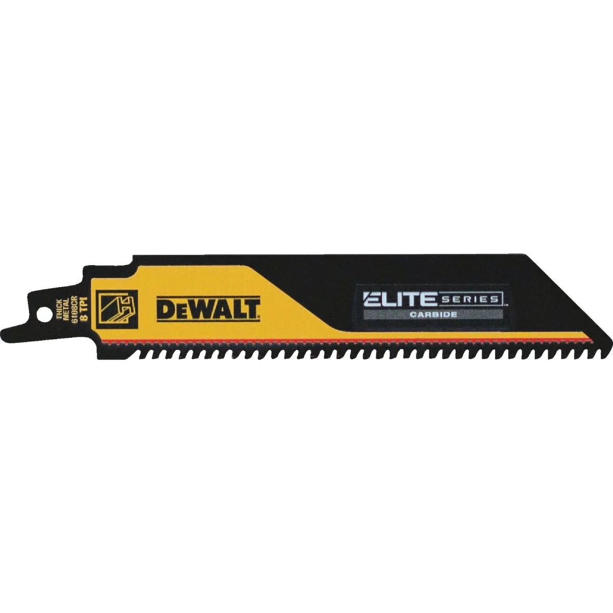 Advanced DEWALT Elite Series 6 In. 8 TPI Carbide Metal Reciprocating Saw Blade 3-Pack Artisan