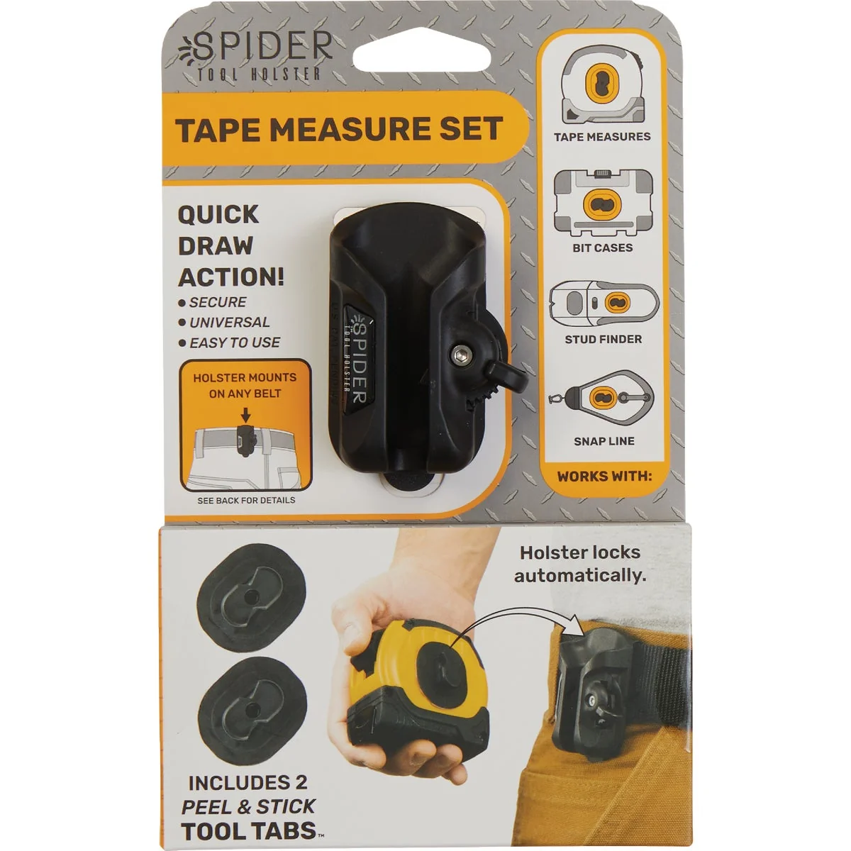 Original Design Spider Tool Holster Tape Measure Set Premium