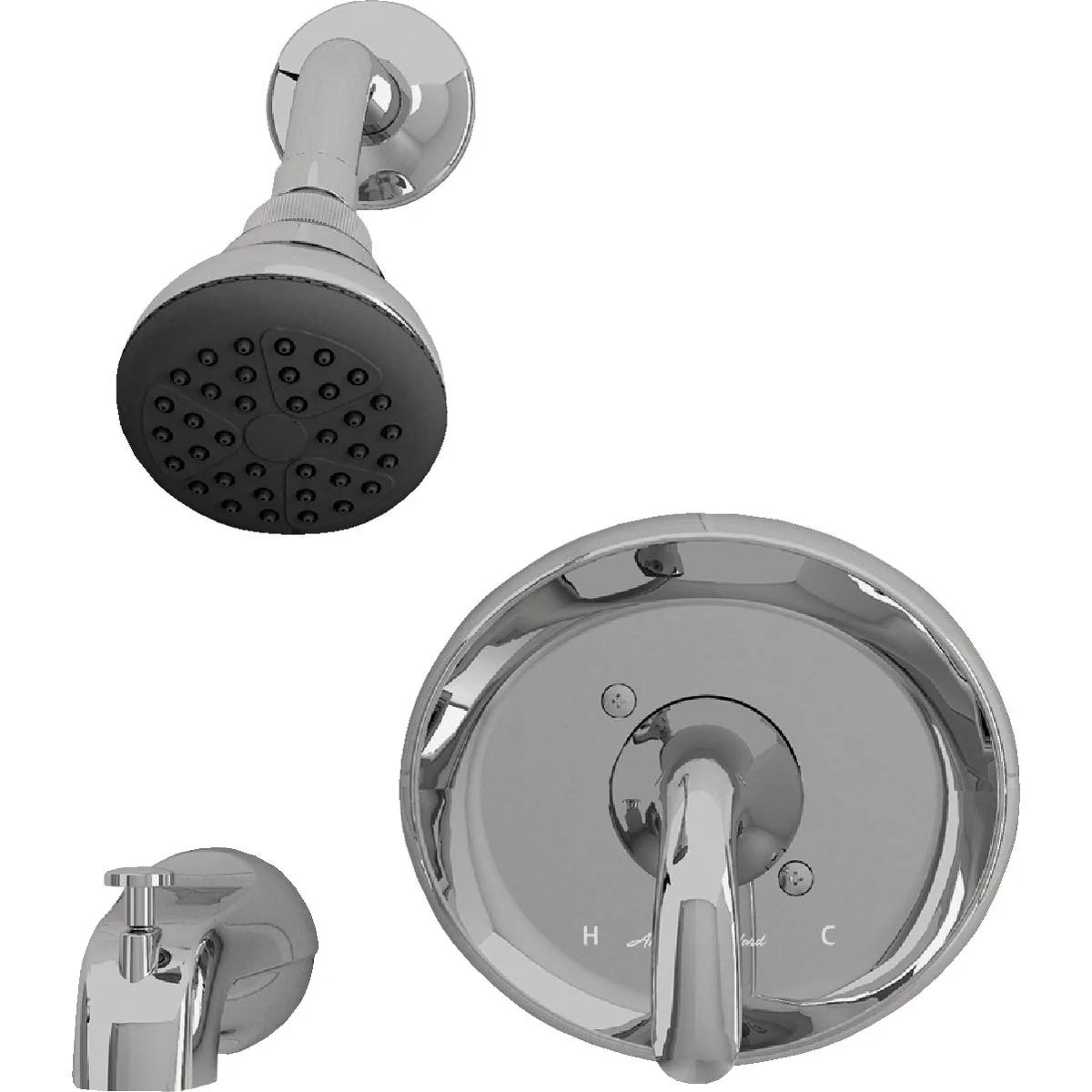 Enhanced American Standard Cadet Chrome Single-Handle Lever Tub Shower Faucet Professional