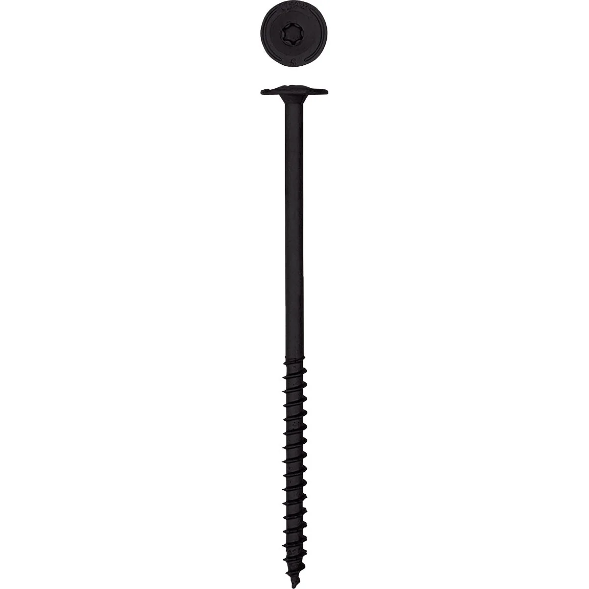 Carefully Designed SPAX 1 4 In. x 5 In. Washer Head Black HCR PowerLag Screw 200-Count Advanced