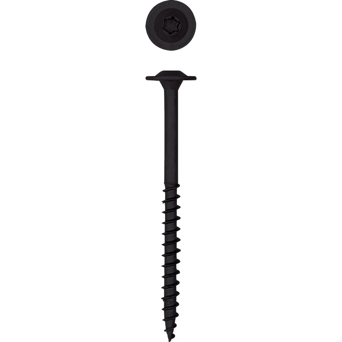 Refined SPAX 5 16 In. x 4 In. Washer Head Black HCR PowerLag Screw 150-Count Exceptional