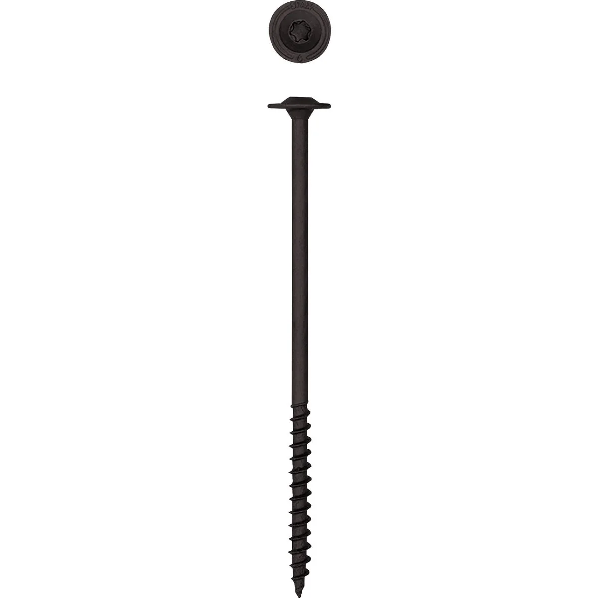 Luxury SPAX 5 16 In. x 6 In. Washer Head Black HCR PowerLag Screw 150-Count Fast