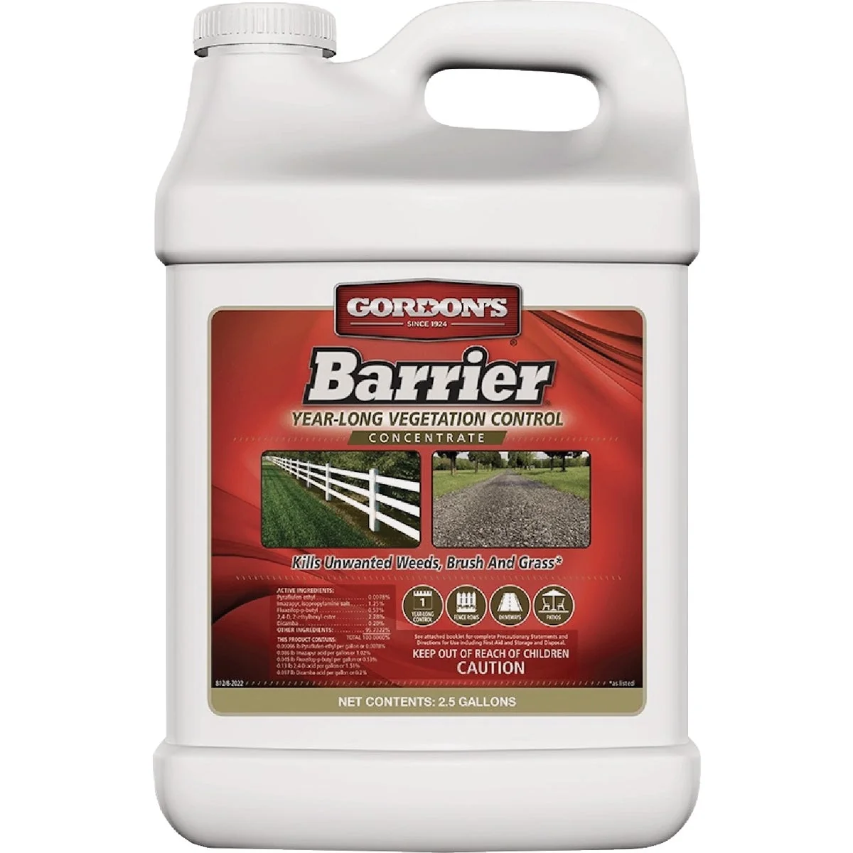 Traditional Gordon’s 2.5 Gal. Concentrate Barrier Year-Long Vegetation Control Top-Quality