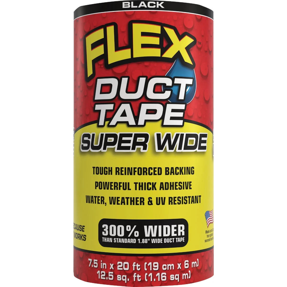 Next-Generation Flex 7.5 In. x 20 Ft. Black Duct Tape Casual