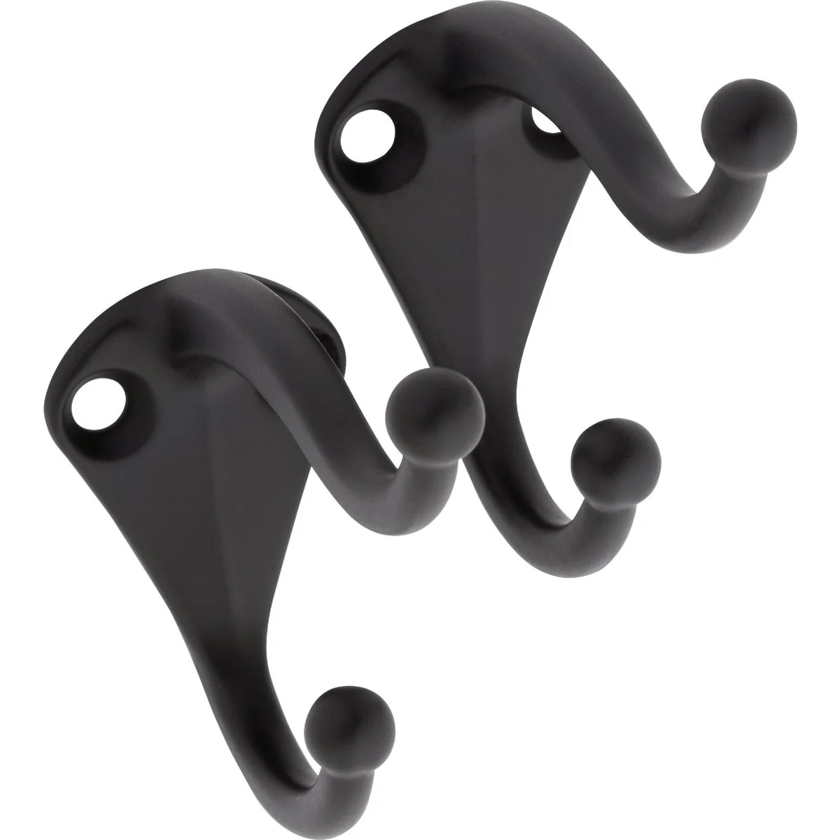 Fine National V160 Matte Black Coat Hook Prestigious