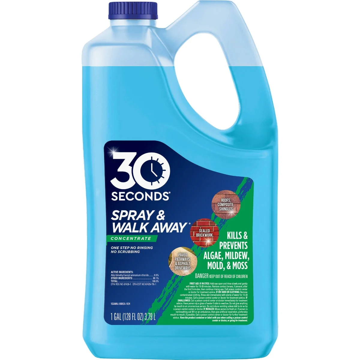 Durable 30 Seconds Spray and Walk Away Concentrate 1 Gallon Professional