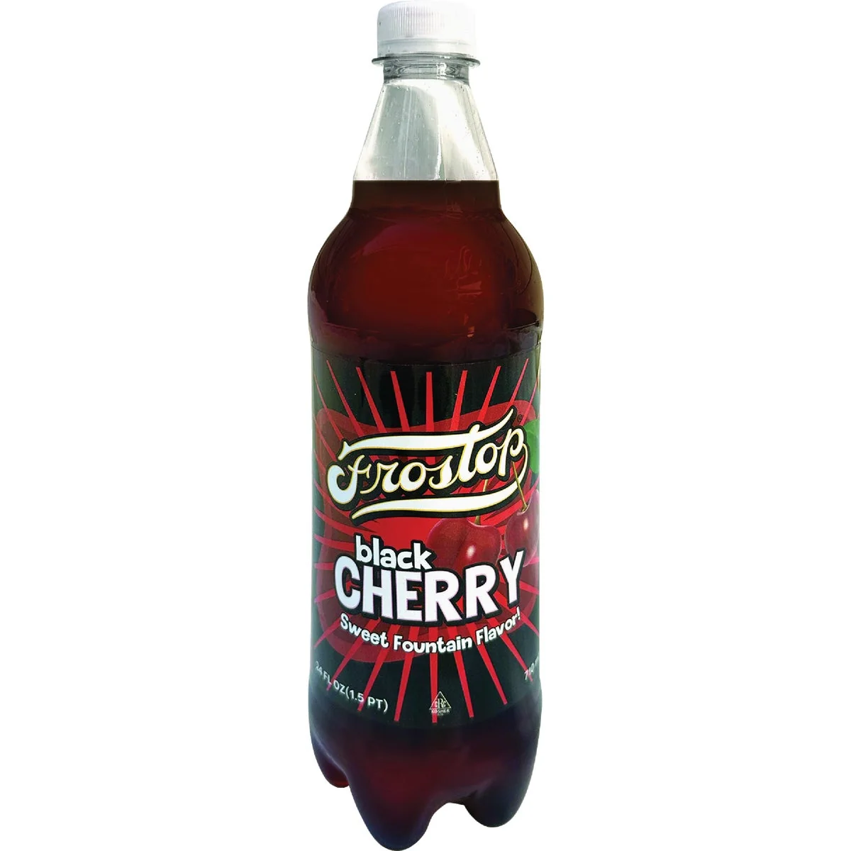 Pure Frostop 24 Oz. Black Cherry Soda Casual