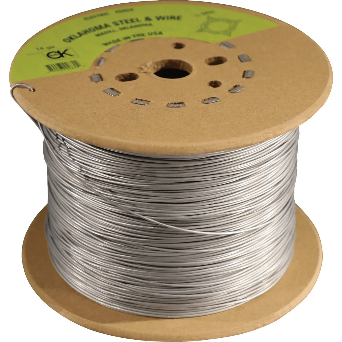 Green Oklahoma Steel 1320 Ft. 14 Ga. Electric Fence Wire Unique