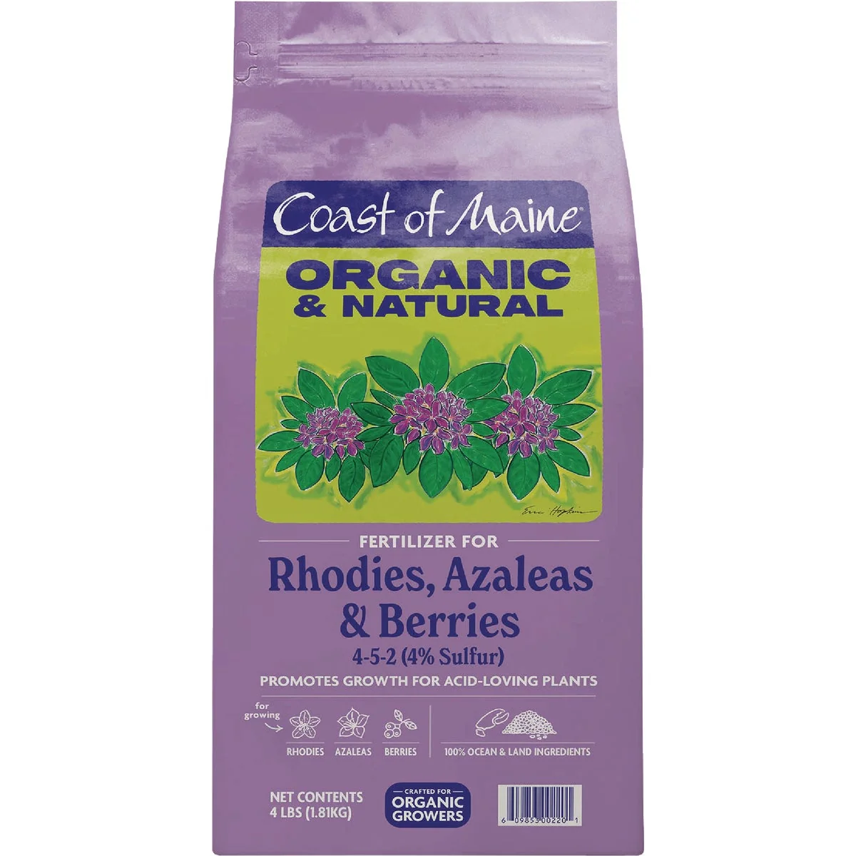 Next-Generation Coast of Maine 4 Lb. Organic Natural Rhodie Azalea Berry Fertilizer Stylish