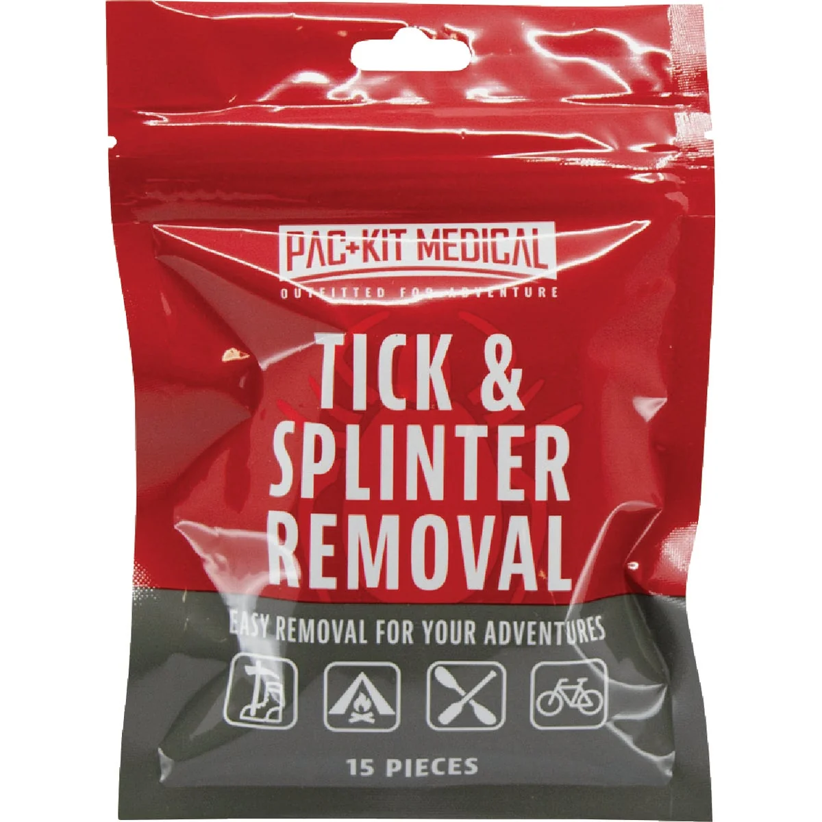 Recyclable Pac-Kit Medical 15-Piece Tick Splinter Removal Kit Carefully Designed