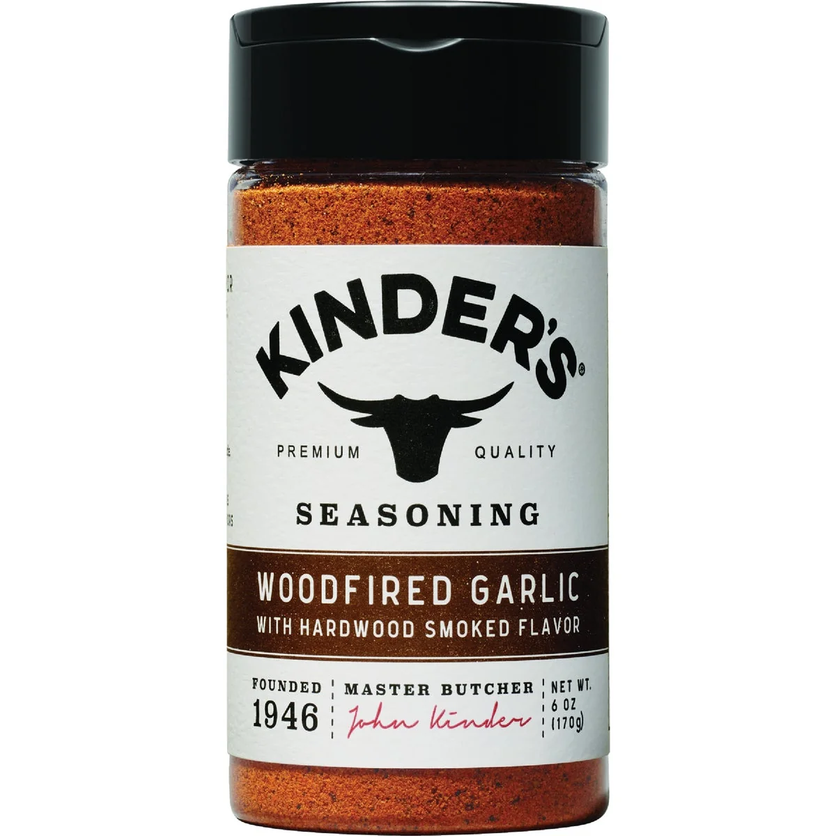 Secure Kinder’s 6 Oz. Woodfired Garlic Dry Rub Enhanced