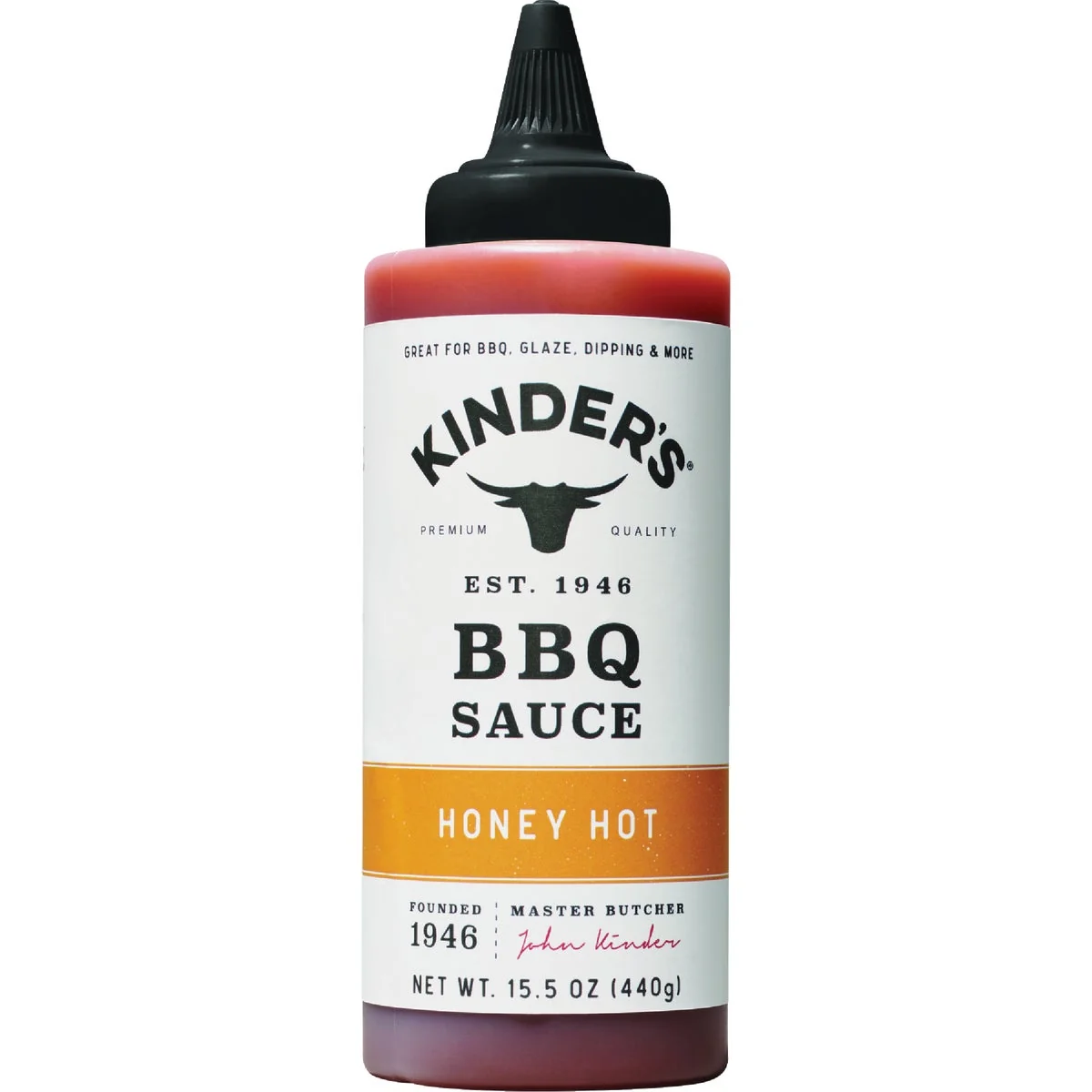 Natural Kinder’s 15.5 Oz. Honey Hot BBQ Sauce Powerful