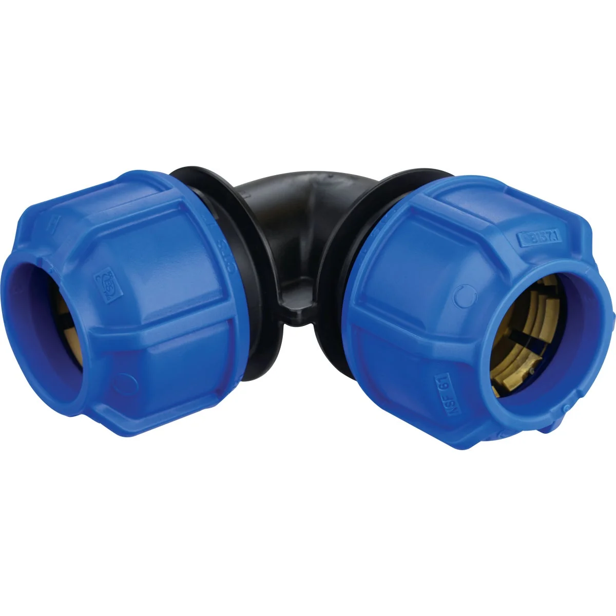 Traditional IPEX 3 4 In. Polyethylene CTS Compression 90 Deg Elbow Environmentally Friendly