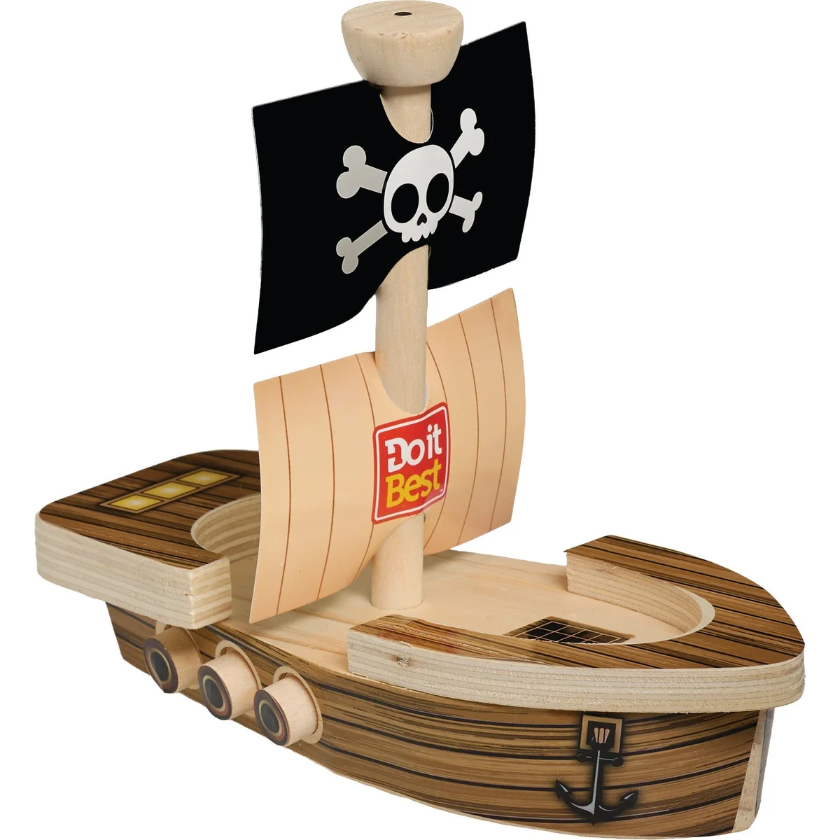 Durable Build Grow Kid’s Pirate Ship Kit Advanced
