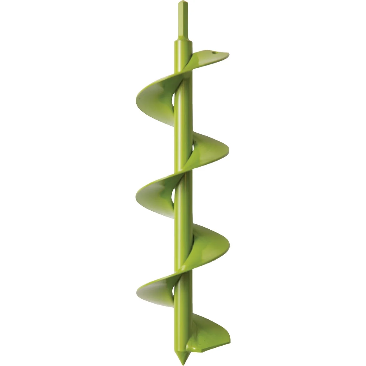 Superior Power Planter 12 In. x 3 In. Lime Bulb Planter Garden Auger High-End