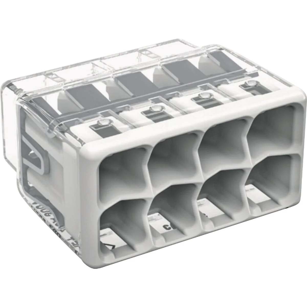 Convenient Wago 8-Wire Compact Push In Connector 5-Pack Enhanced