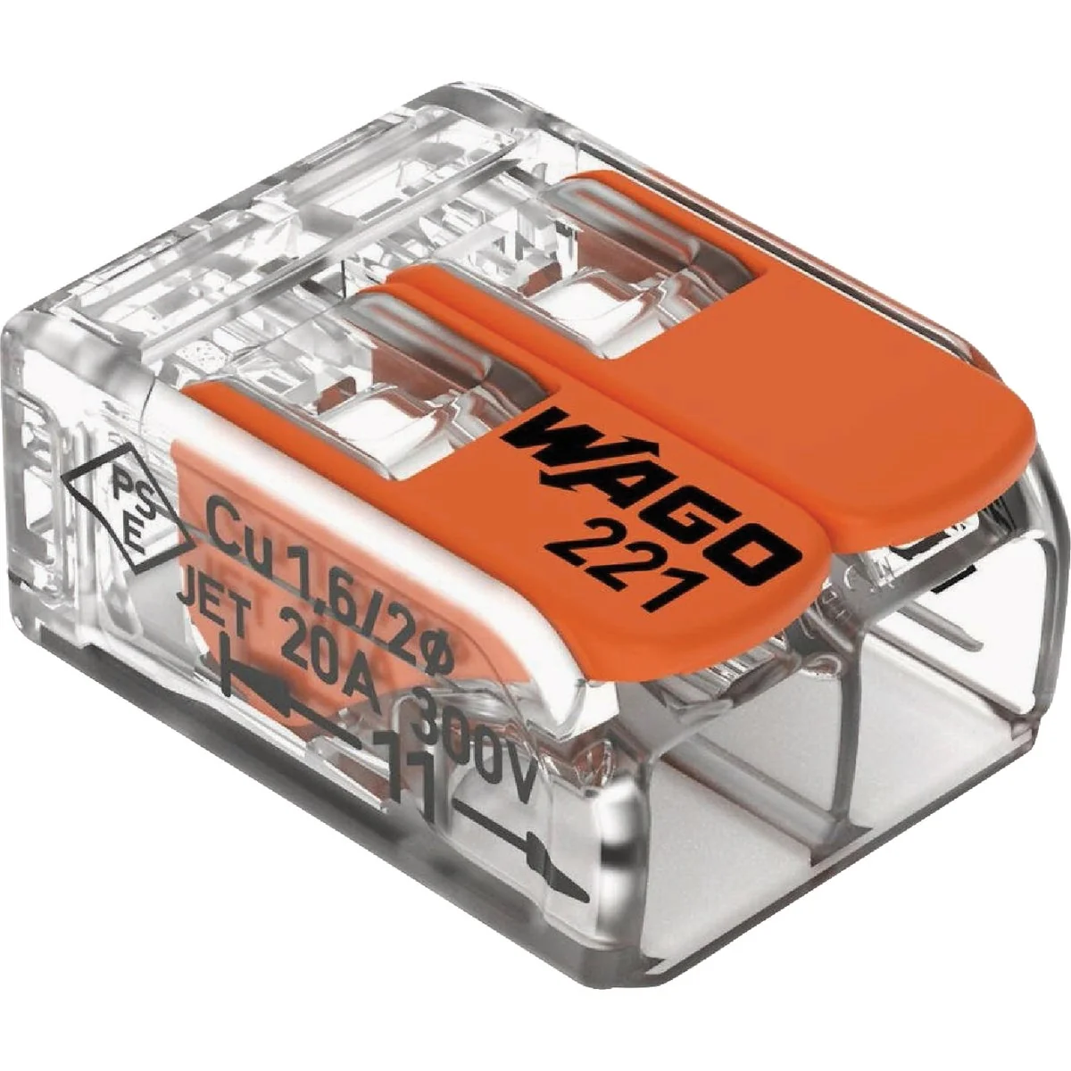 Trusted Wago 2-Wire 2-Port Lever Connector 50-Pack Relaxed
