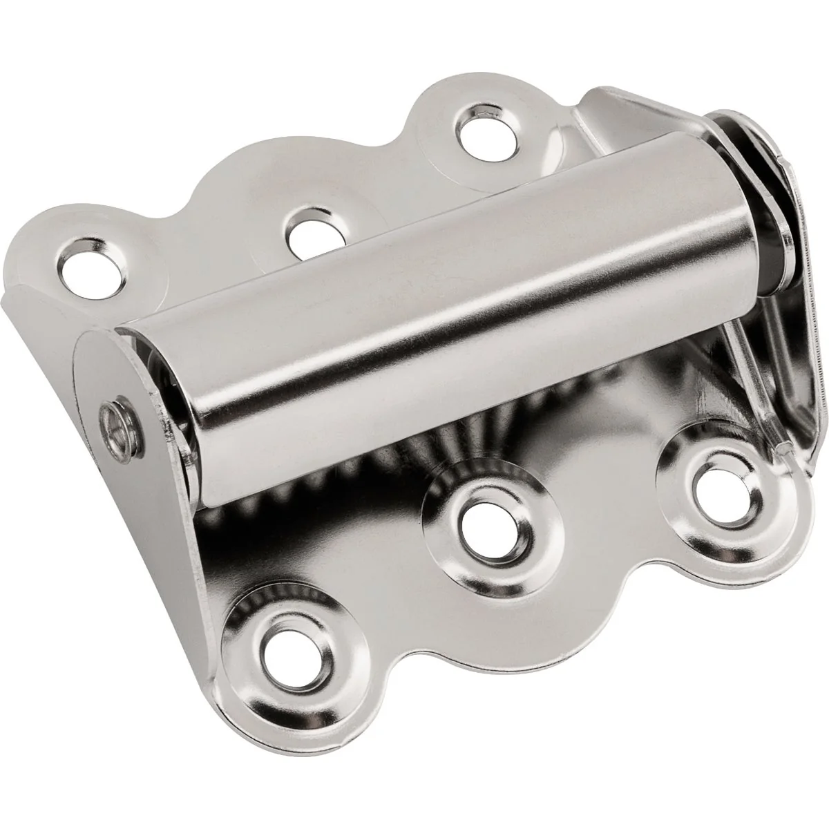 Enhanced National Hardware 2-3 4 In. Stainless Steel Spring Door Hinge Relaxed