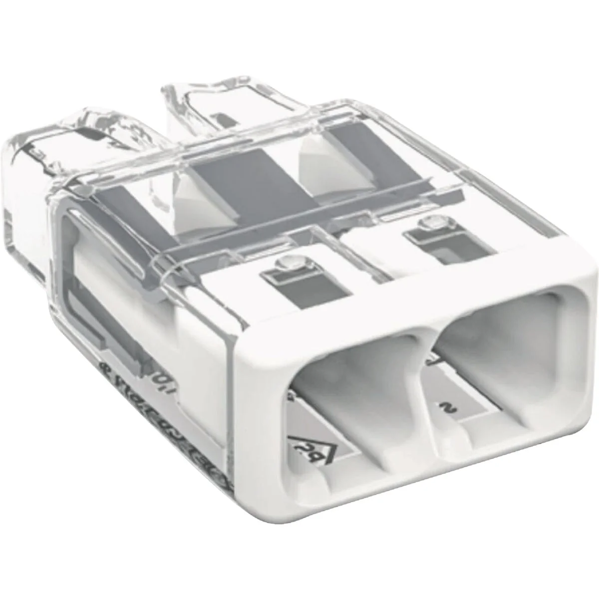 Recyclable Wago 2-Wire Compact Push In Connector 10-Pack Next-Generation