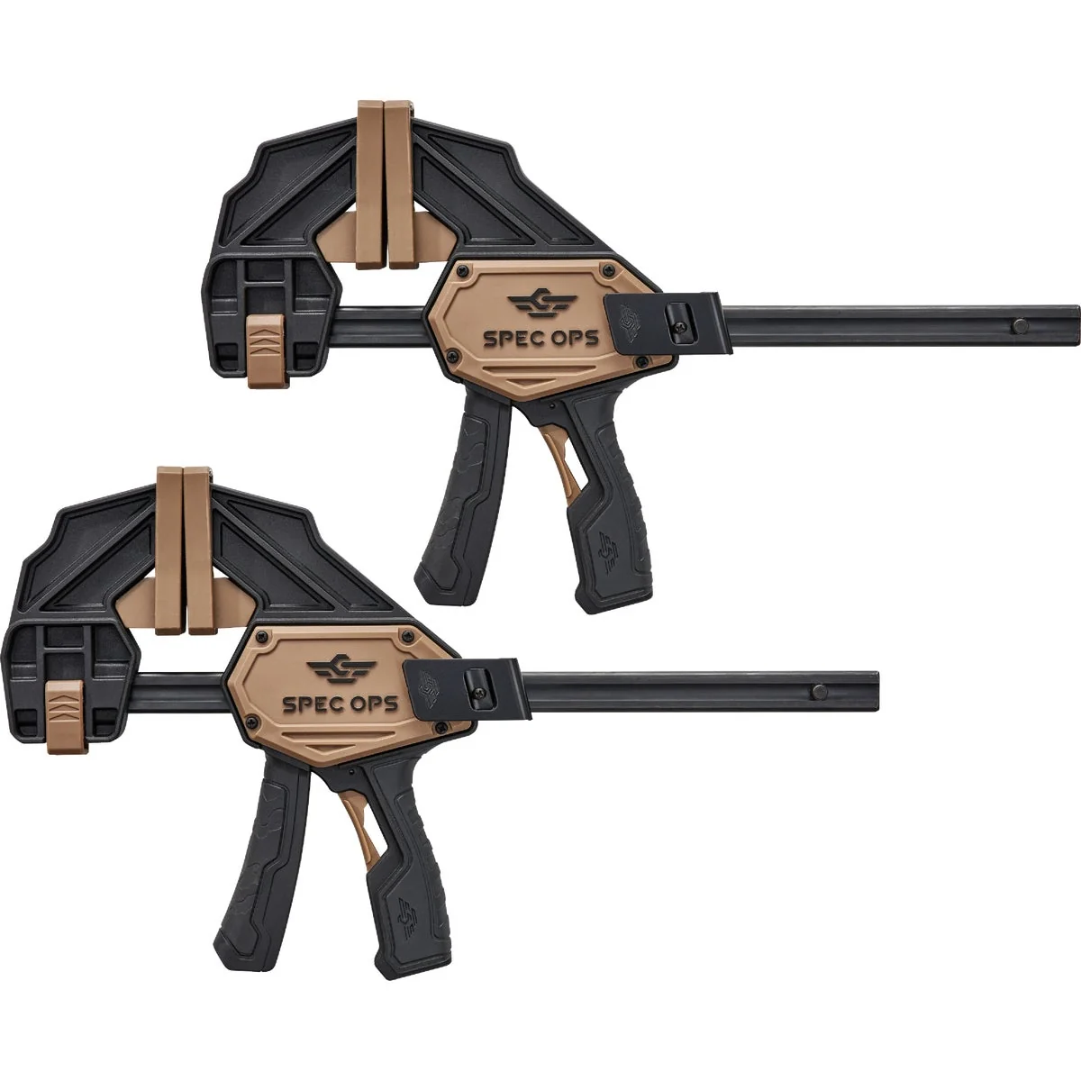 Contemporary Spec Ops 7 In. One-Hand Heavy Duty Bar Clamp 2-Pack Specialty