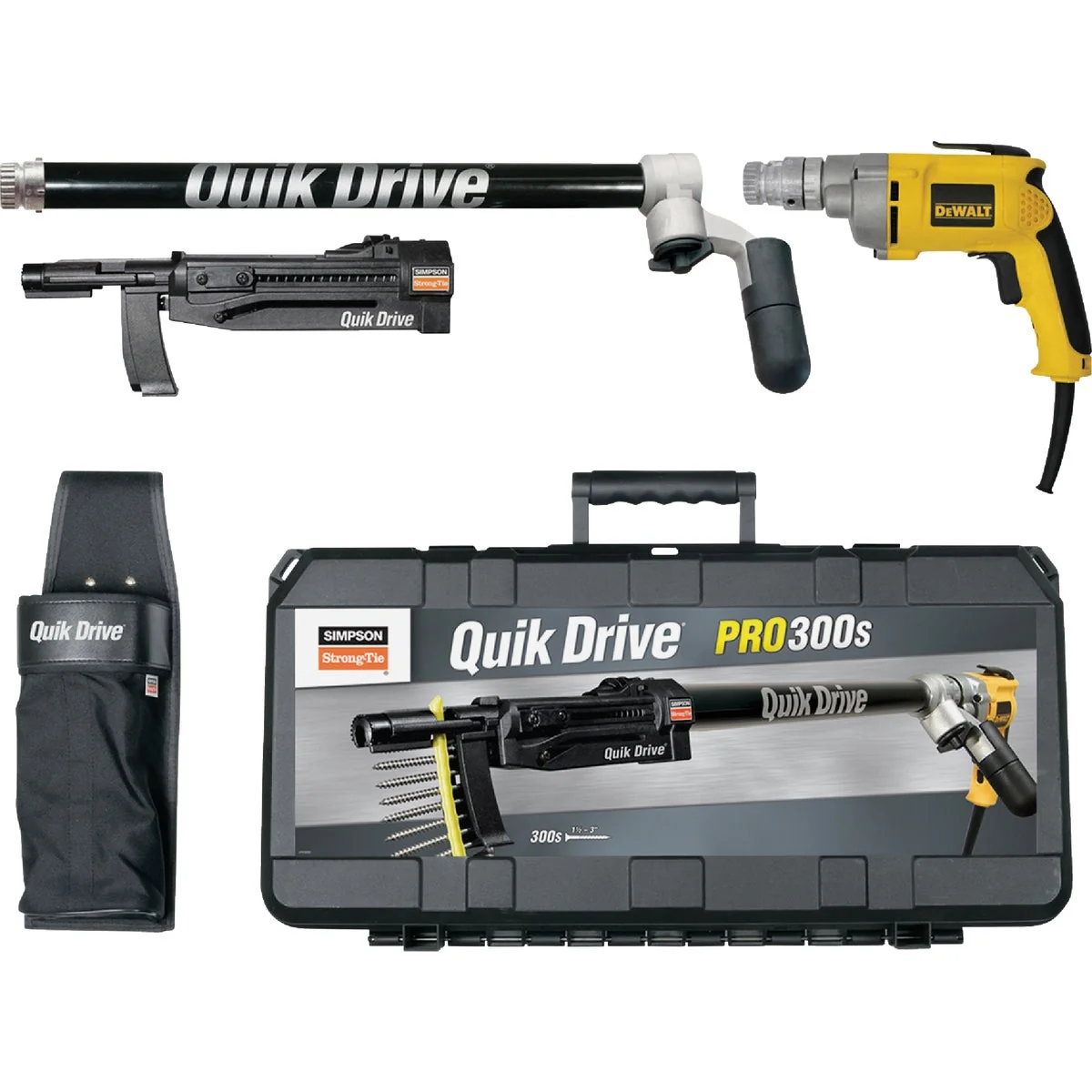 Elite Quik Drive PRO300SG2 Decking System w DeWalt 2500 RPM Screwdriver Motor Modern