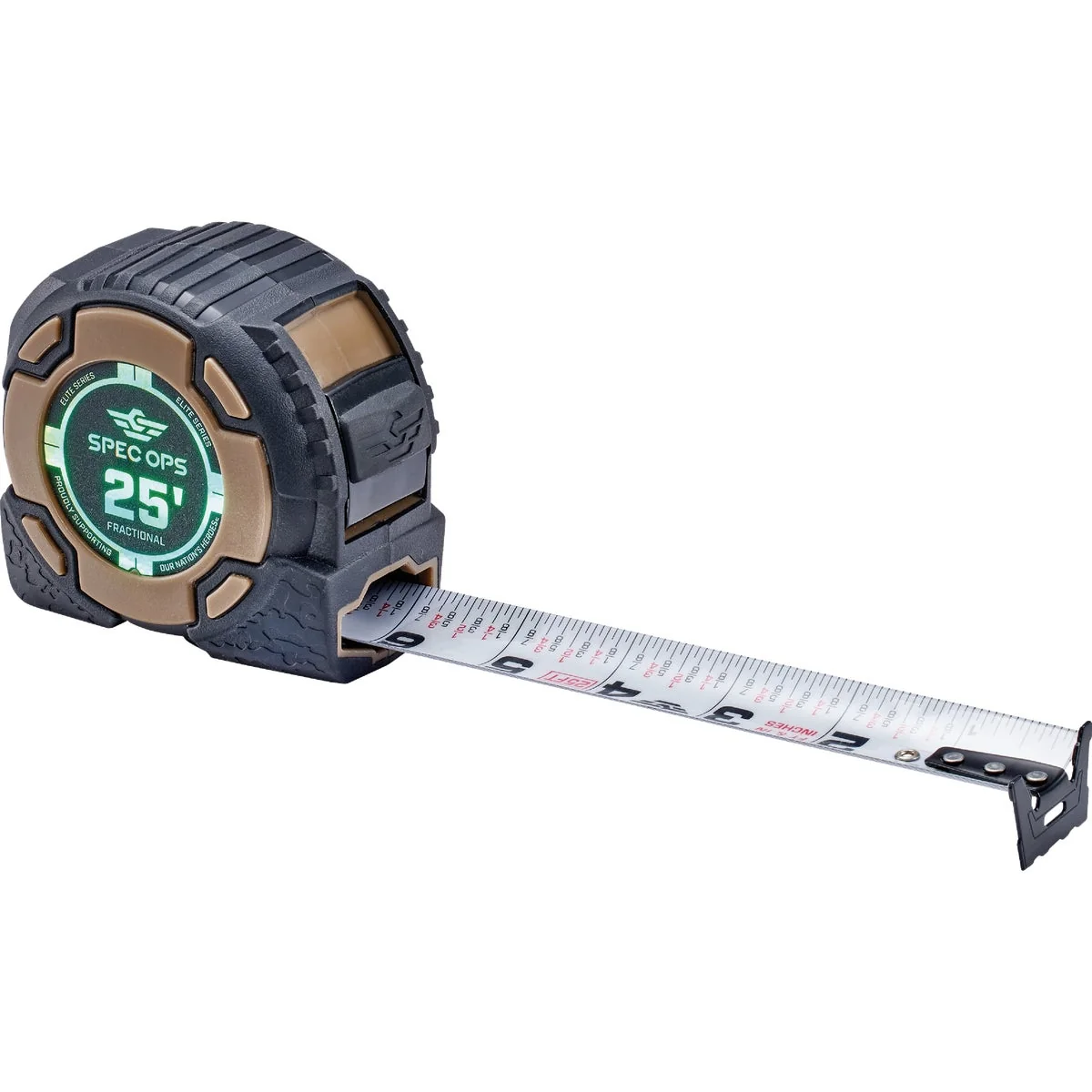 Fast Spec Ops Elite Series 25 Ft. Fractional Tape Measure Trusted